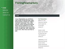 Tablet Screenshot of fishingfleamarkets.com